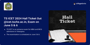 TS ICET 2024 Hall Ticket Released@icet.tsche.ac.in, Get Direct Link Here